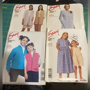 McCalls  sewing patterns bundle #2